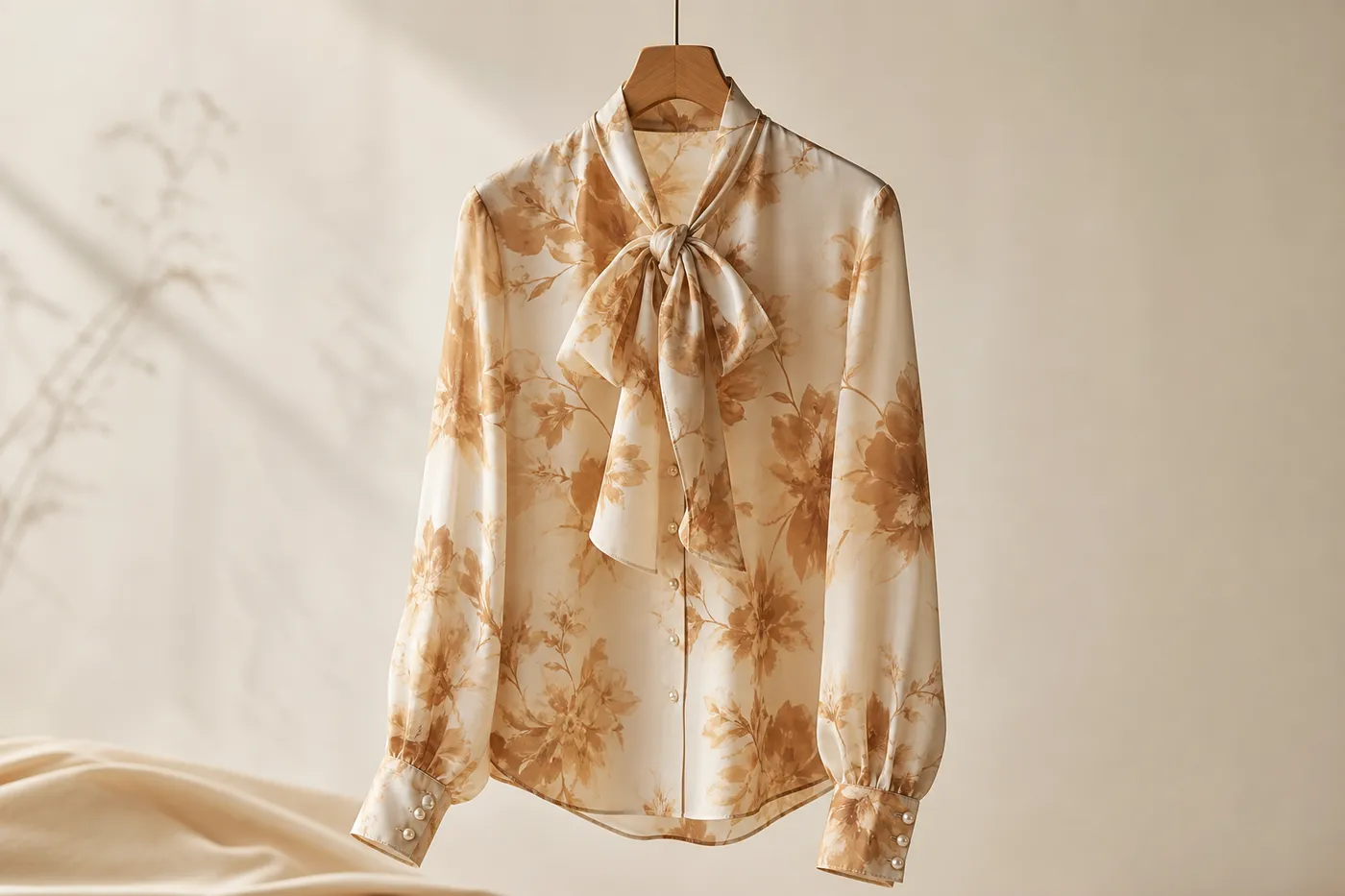 Printed Silk Blouse Signature