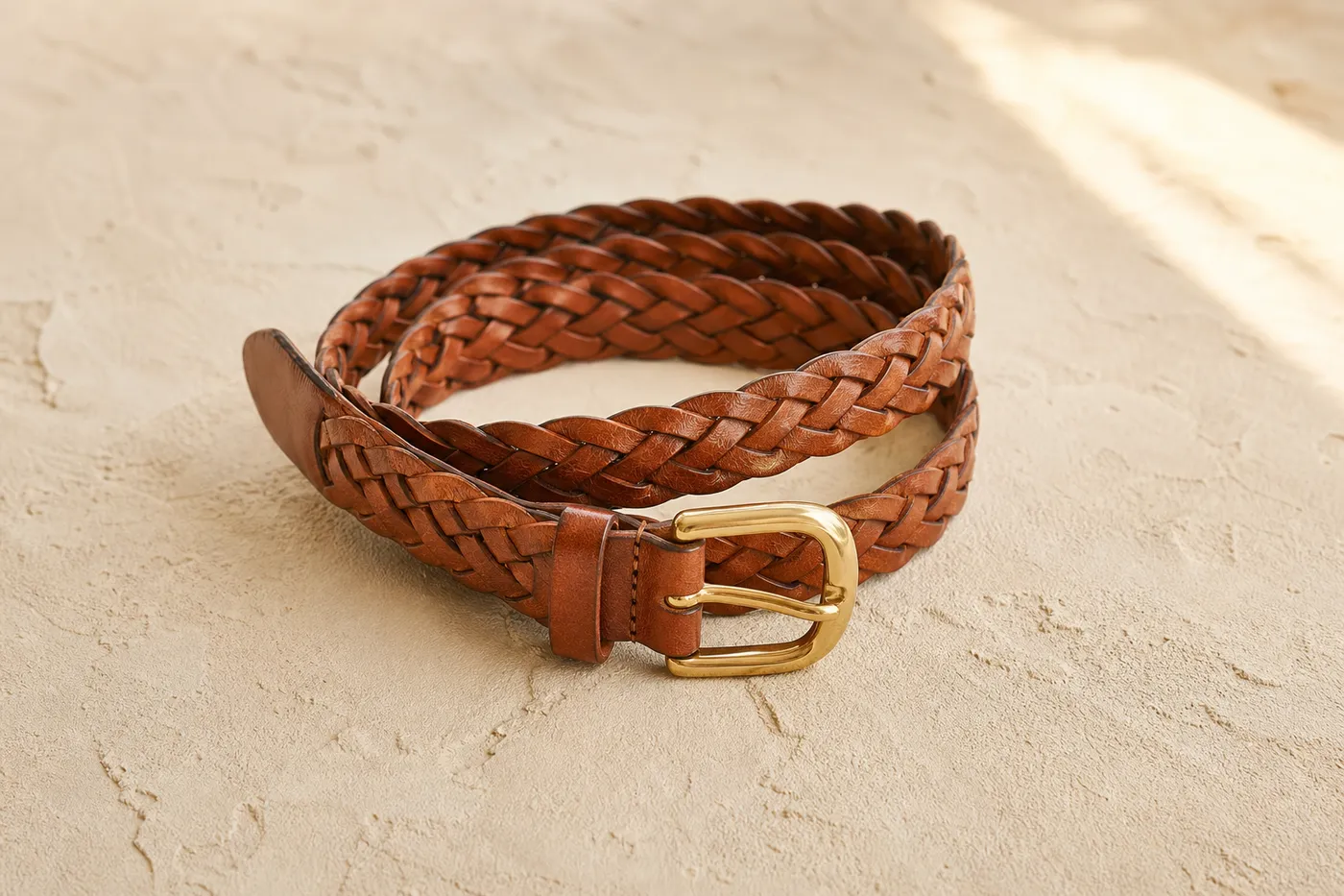 Hand-Woven Leather Belt Limited Edition