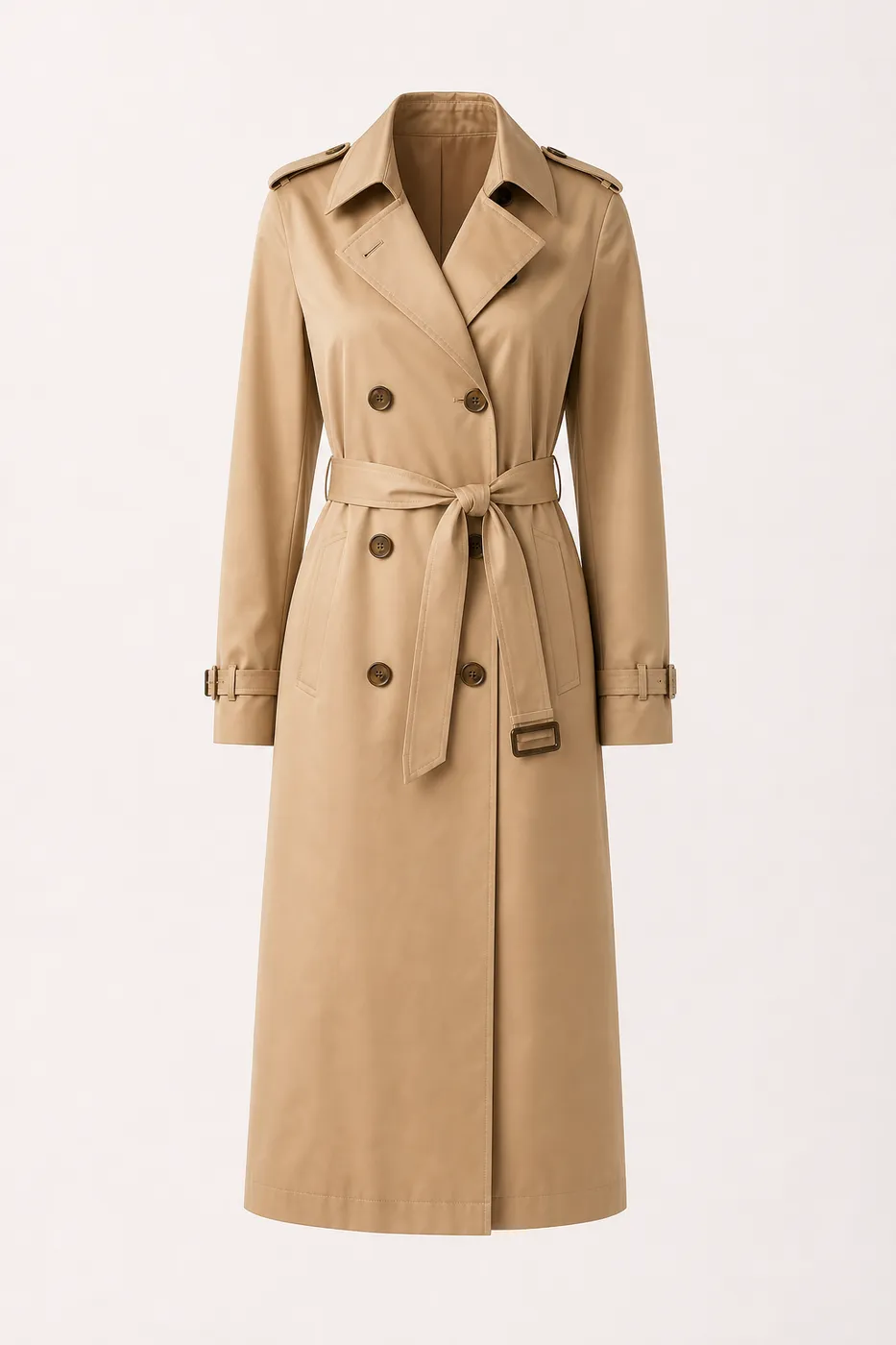 Signature Long Coated Cotton Trench Limited Edition